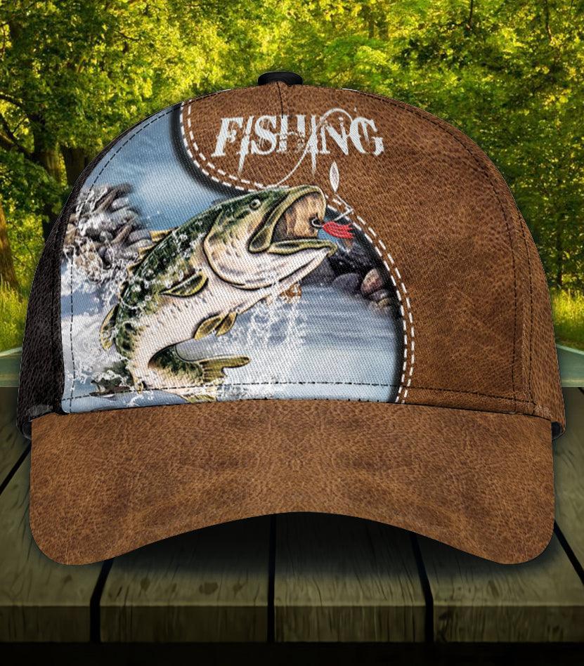 Personalized Fishing Classic Cap, Personalized Gift for Fishing Lovers Trucker Hats Custom Hats Gifts For Men & Women