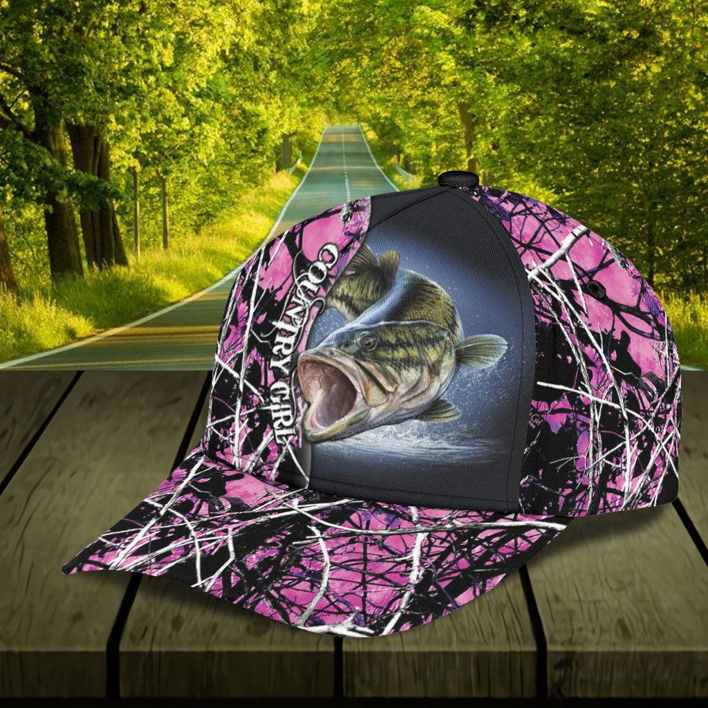 Personalized Fishing Classic Cap, Personalized Gift for Fishing Lovers Trucker Hats Custom Hats Gifts For Men & Women