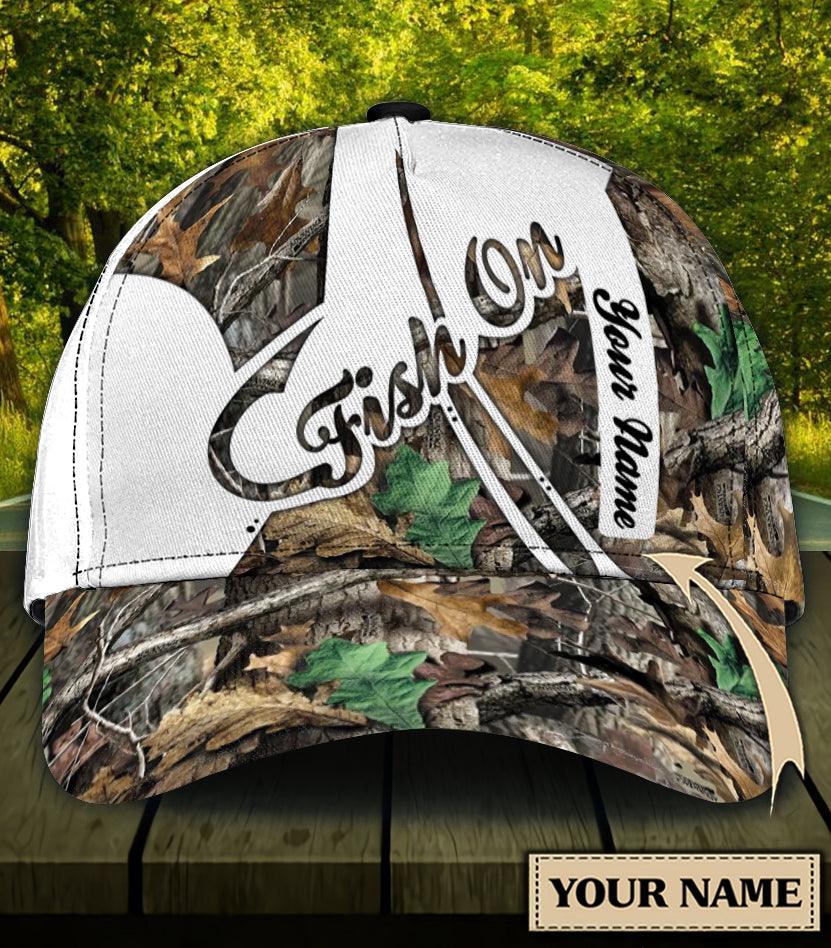 Personalized Fishing Classic Cap, Personalized Gift for Fishing Lovers Trucker Hats Custom Hats Gifts For Men & Women