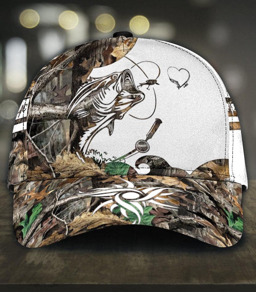 Personalized Fishing Classic Cap, Personalized Gift for Fishing Lovers Trucker Hats Custom Hats Gifts For Men & Women