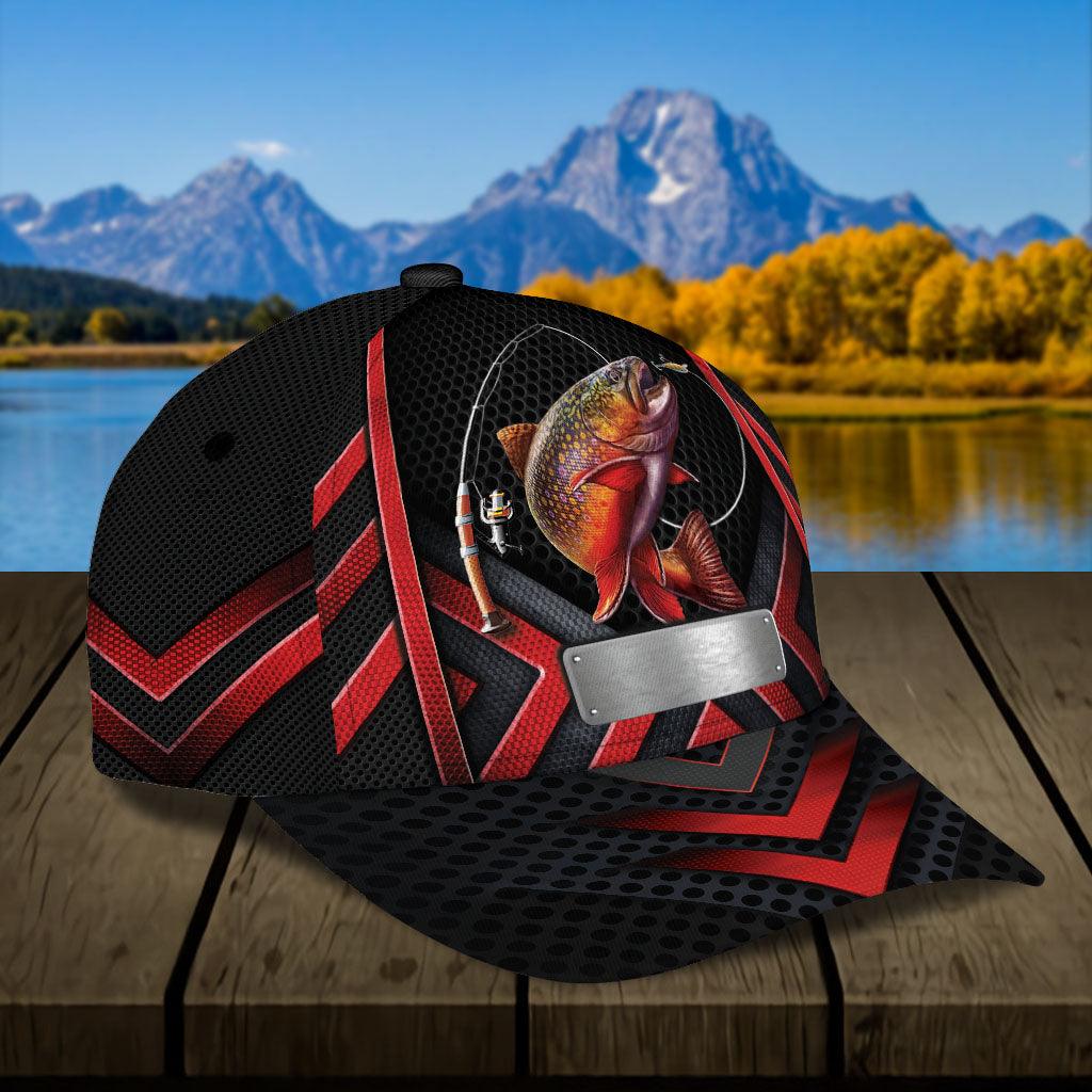 Personalized Fishing Classic Cap, Personalized Gift for Fishing Lovers Trucker Hats Custom Hats Gifts For Men & Women