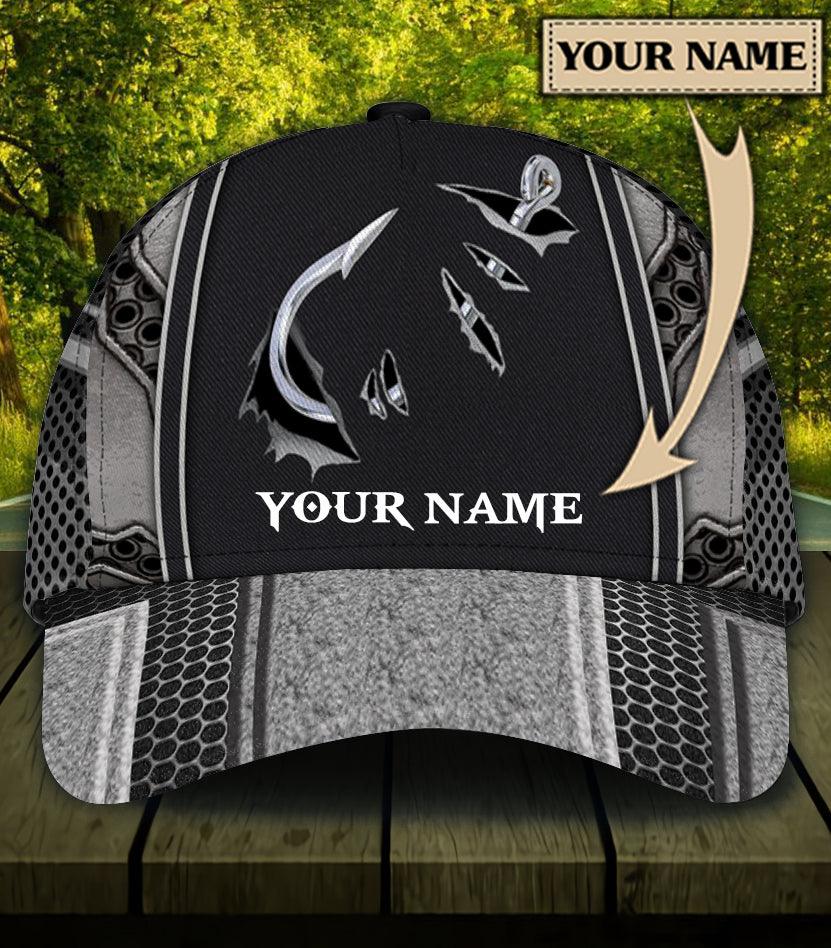 Personalized Fishing Classic Cap, Personalized Gift for Fishing Lovers Trucker Hats Custom Hats Gifts For Men & Women