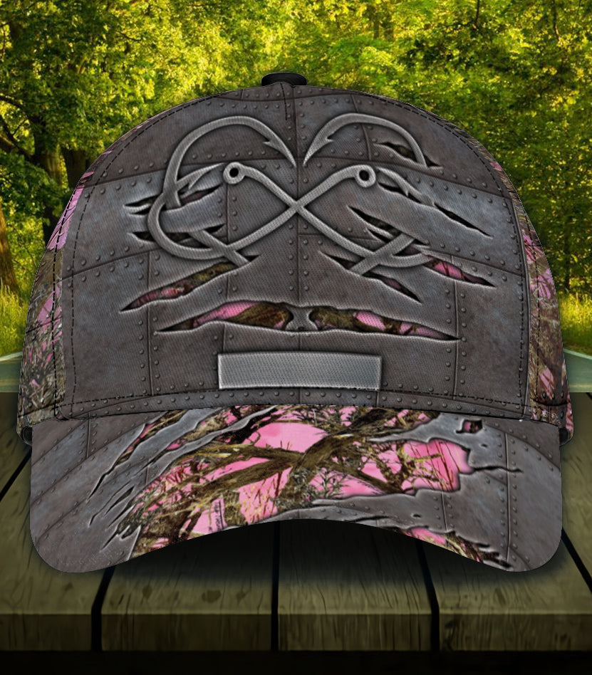 Personalized Fishing Classic Cap, Personalized Gift for Fishing Lovers Trucker Hats Custom Hats Gifts For Men & Women