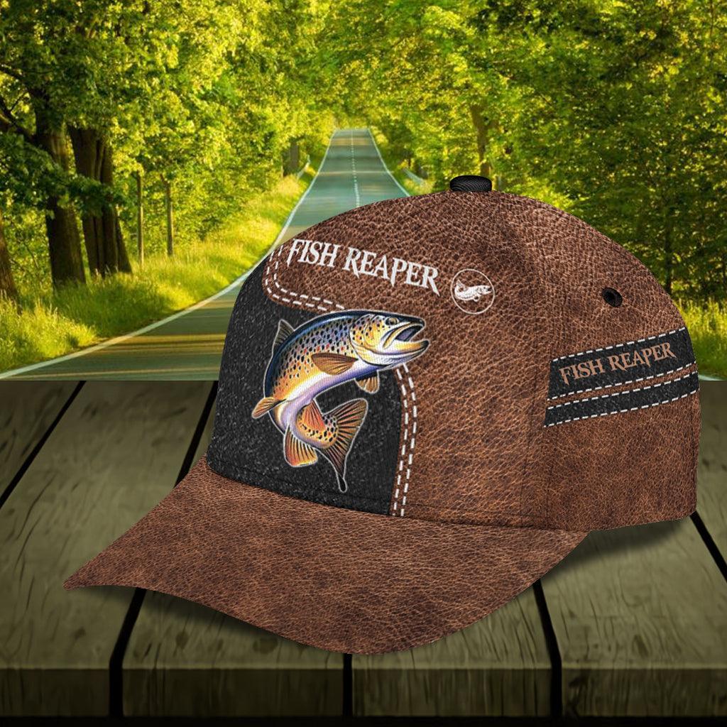 Personalized Fishing Classic Cap, Personalized Gift for Fishing Lovers Trucker Hats Custom Hats Gifts For Men & Women