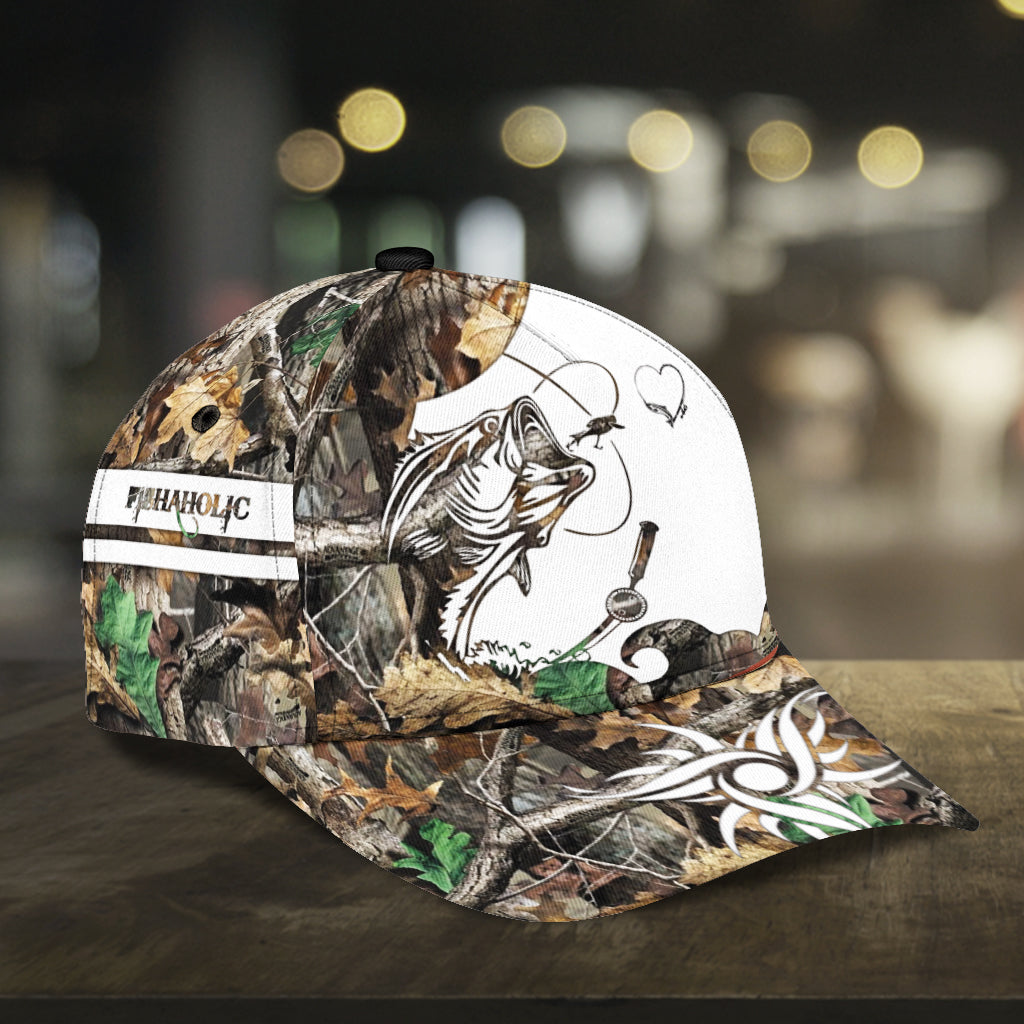 Personalized Fishing Classic Cap, Personalized Gift for Fishing Lovers Trucker Hats Custom Hats Gifts For Men & Women