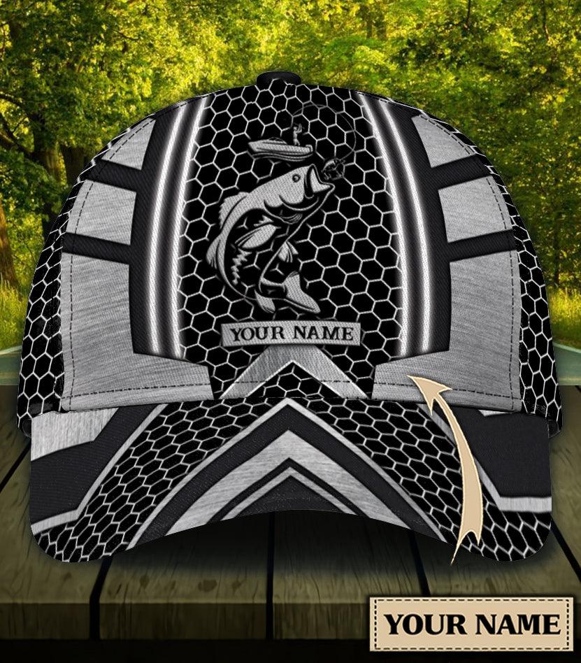 Personalized Fishing Classic Cap, Personalized Gift for Fishing Lovers Trucker Hats Custom Hats Gifts For Men & Women