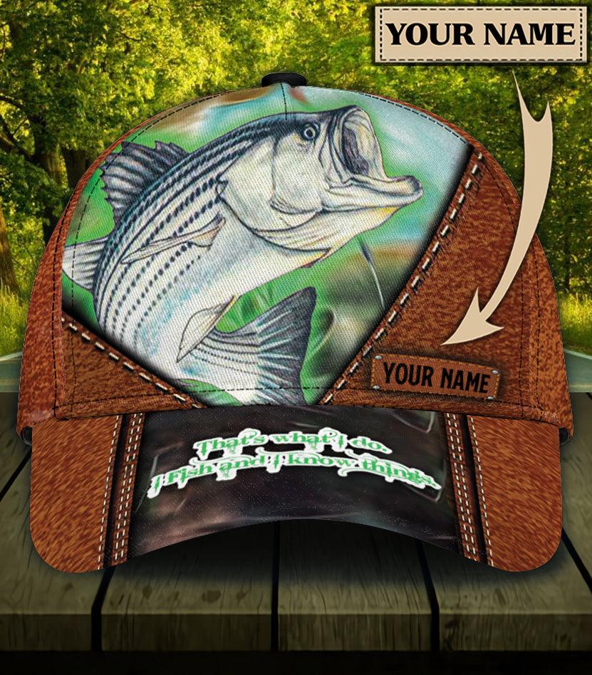 Personalized Fishing Classic Cap, Personalized Gift for Fishing Lovers Trucker Hats Custom Hats Gifts For Men & Women