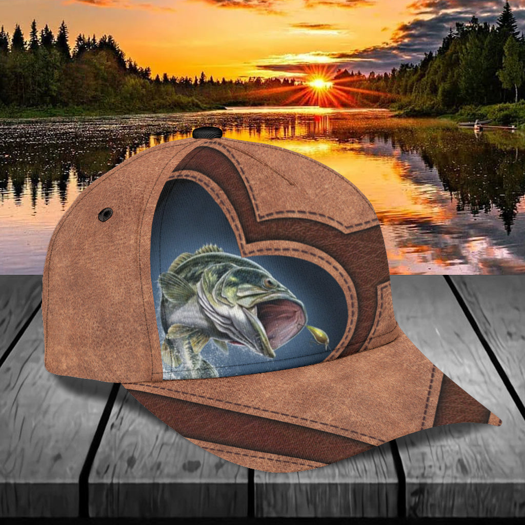 Personalized Fishing Classic Cap, Personalized Gift for Fishing Lovers Trucker Hats Custom Hats Gifts For Men & Women