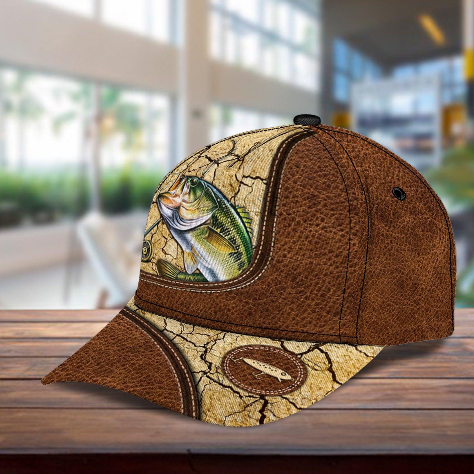 Personalized Fishing Classic Cap, Personalized Gift for Fishing Lovers Trucker Hats Custom Hats Gifts For Men & Women