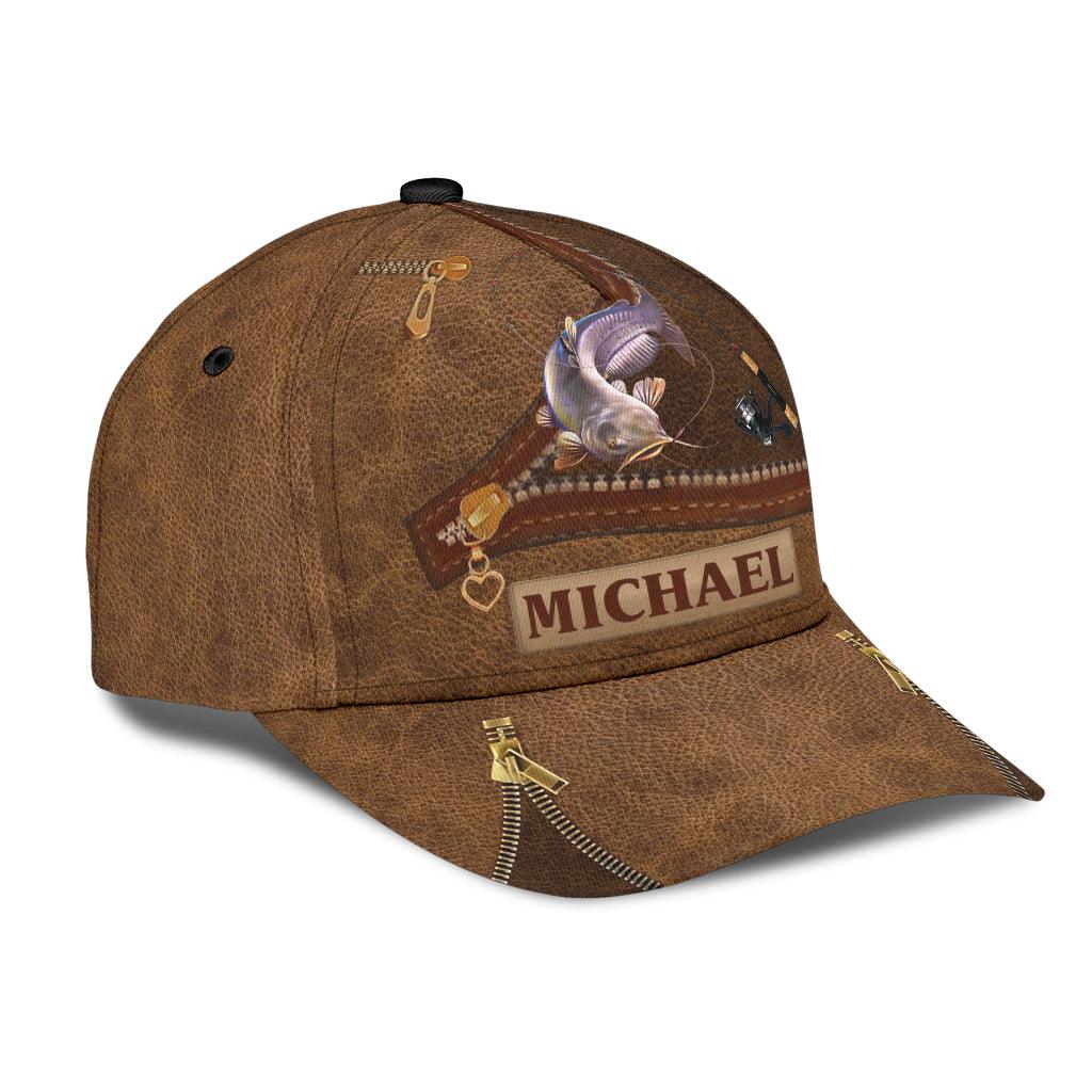 Personalized Fishing Classic Cap, Personalized Gift for Fishing Lovers Trucker Hats Custom Hats Gifts For Men & Women
