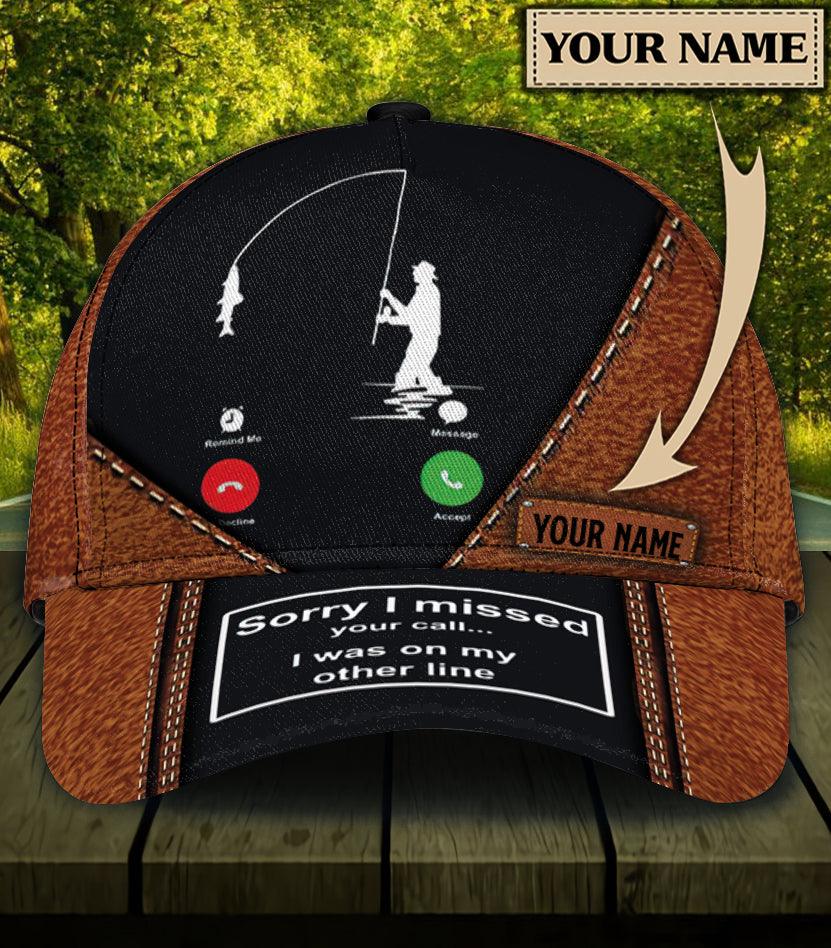 Personalized Fishing Classic Cap, Personalized Gift for Fishing Lovers Trucker Hats Custom Hats Gifts For Men & Women