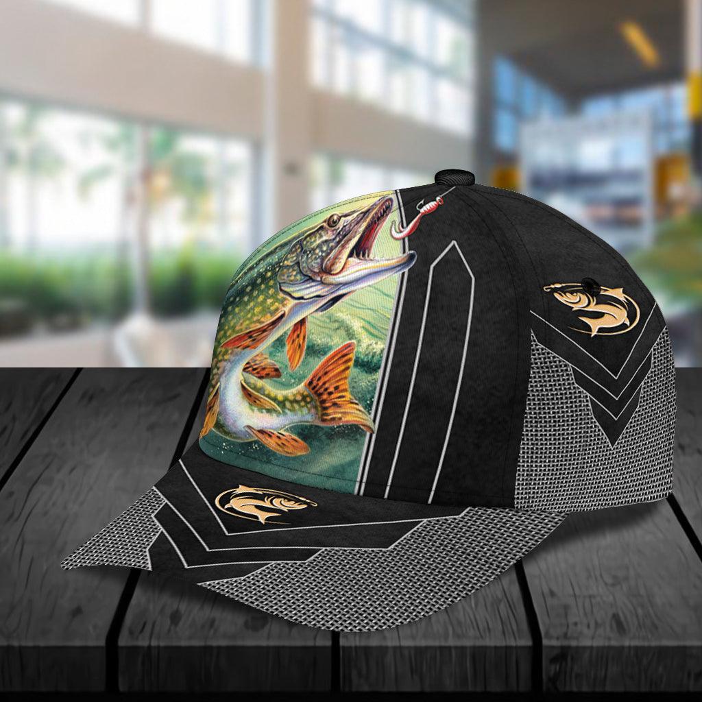 Personalized Fishing Classic Cap, Personalized Gift for Fishing Lovers Trucker Hats Custom Hats Gifts For Men & Women