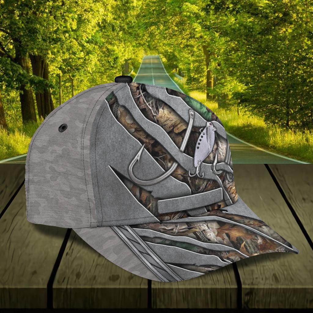 Personalized Fishing Classic Cap, Personalized Gift for Fishing Lovers Trucker Hats Custom Hats Gifts For Men & Women