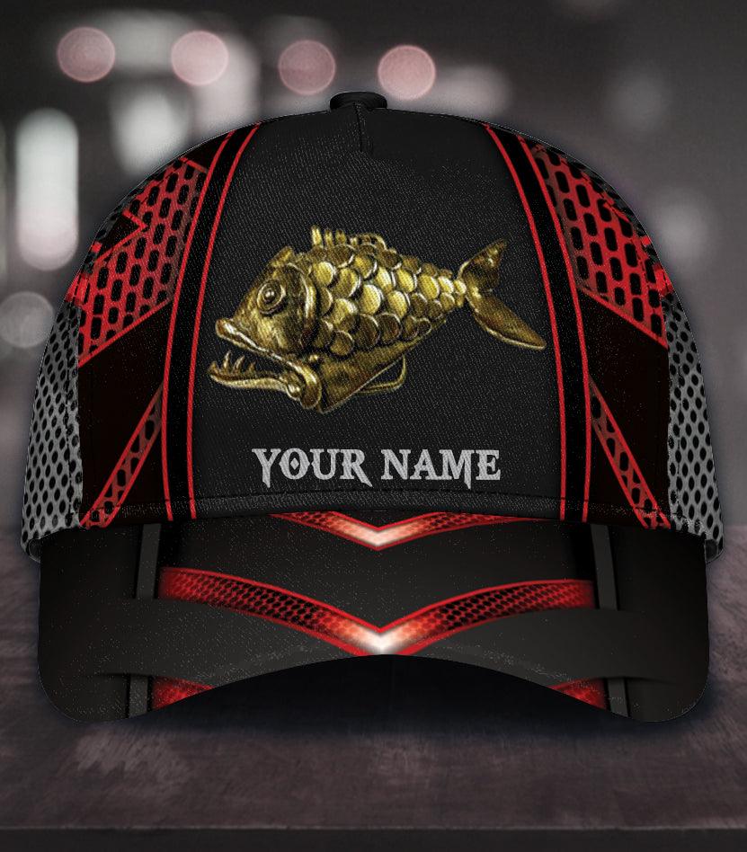 Personalized Fishing Classic Cap, Personalized Gift for Fishing Lovers Trucker Hats Custom Hats Gifts For Men & Women