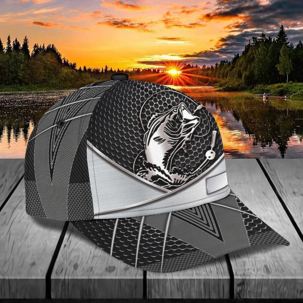 Personalized Fishing Classic Cap, Personalized Gift for Fishing Lovers Trucker Hats Custom Hats Gifts For Men & Women