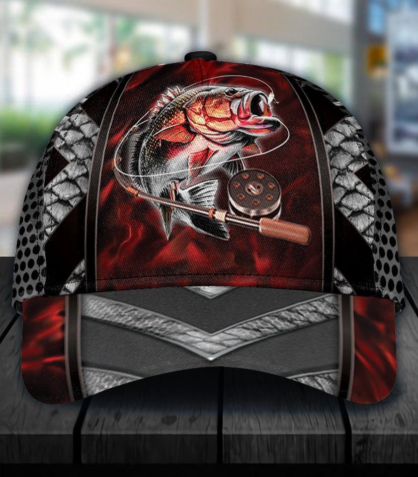 Personalized Fishing Classic Cap, Personalized Gift for Fishing Lovers Trucker Hats Custom Hats Gifts For Men & Women