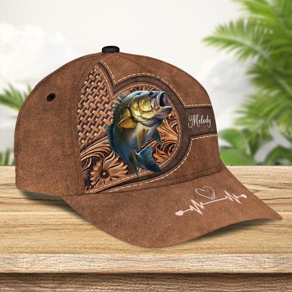 Personalized Fishing Classic Cap, Personalized Gift for Fishing Lovers Trucker Hats Custom Hats Gifts For Men & Women