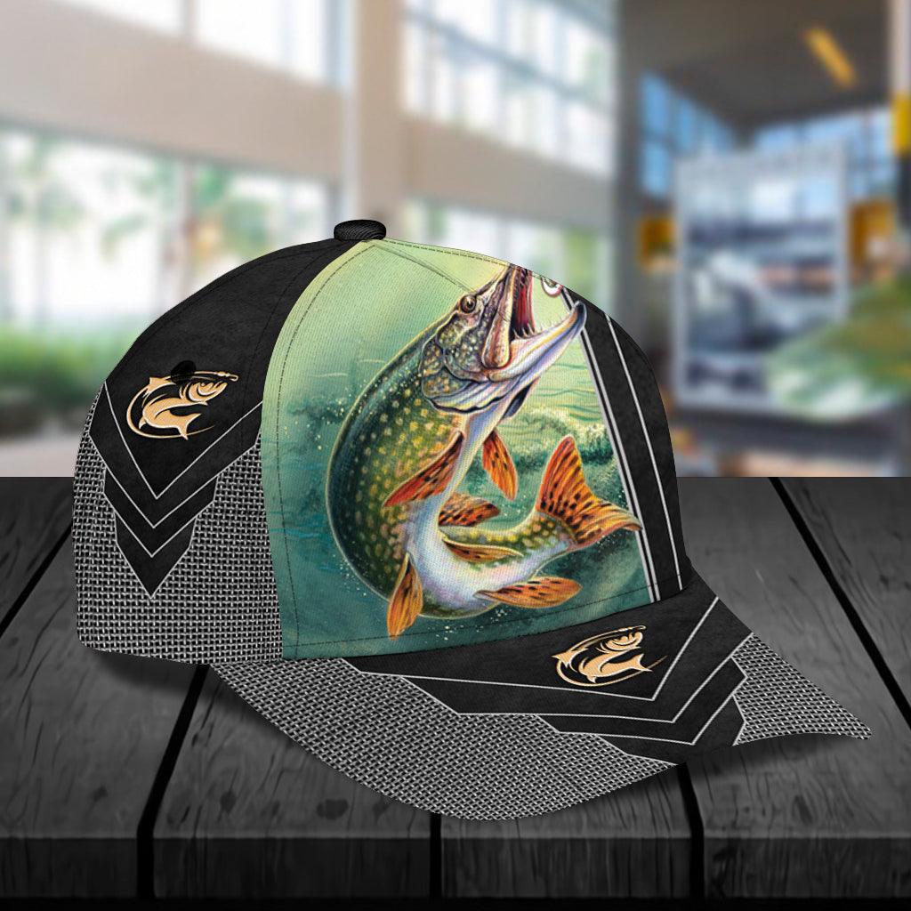 Personalized Fishing Classic Cap, Personalized Gift for Fishing Lovers Trucker Hats Custom Hats Gifts For Men & Women