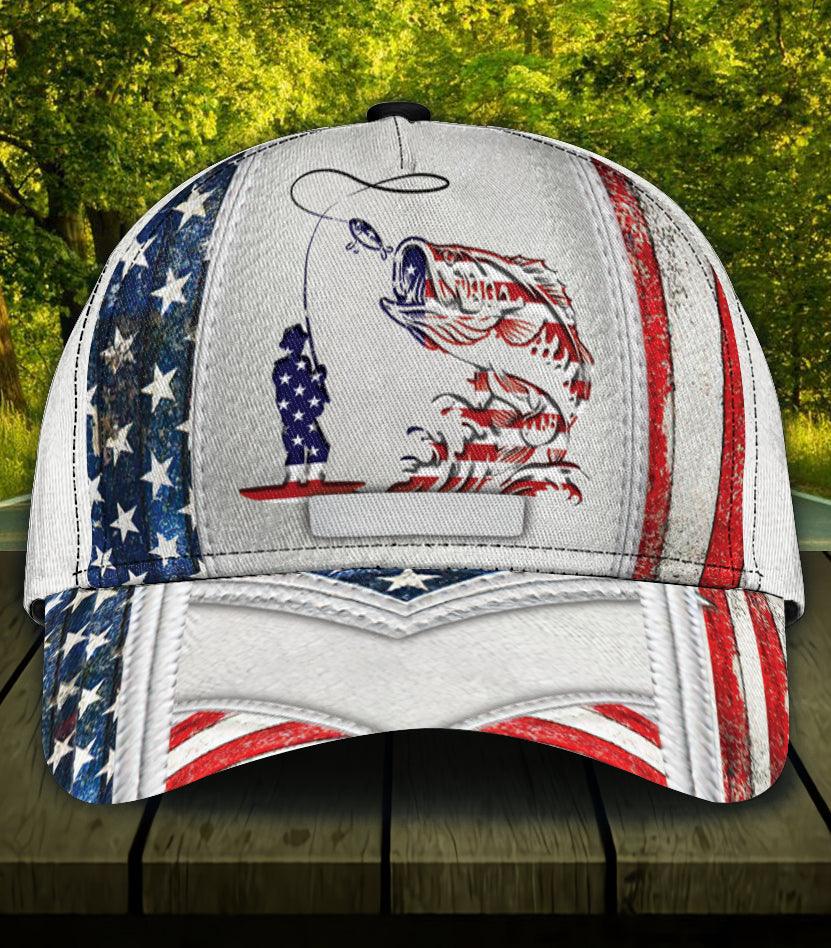 Personalized Fishing Classic Cap, Personalized Gift for Fishing Lovers Trucker Hats Custom Hats Gifts For Men & Women