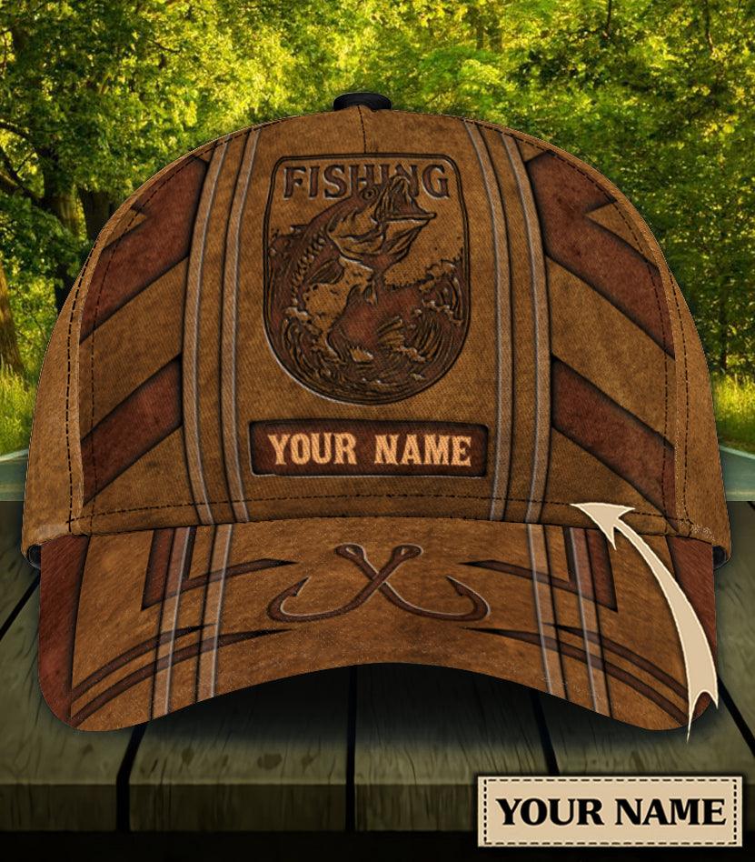 Personalized Fishing Classic Cap, Personalized Gift for Fishing Lovers Trucker Hats Custom Hats Gifts For Men & Women