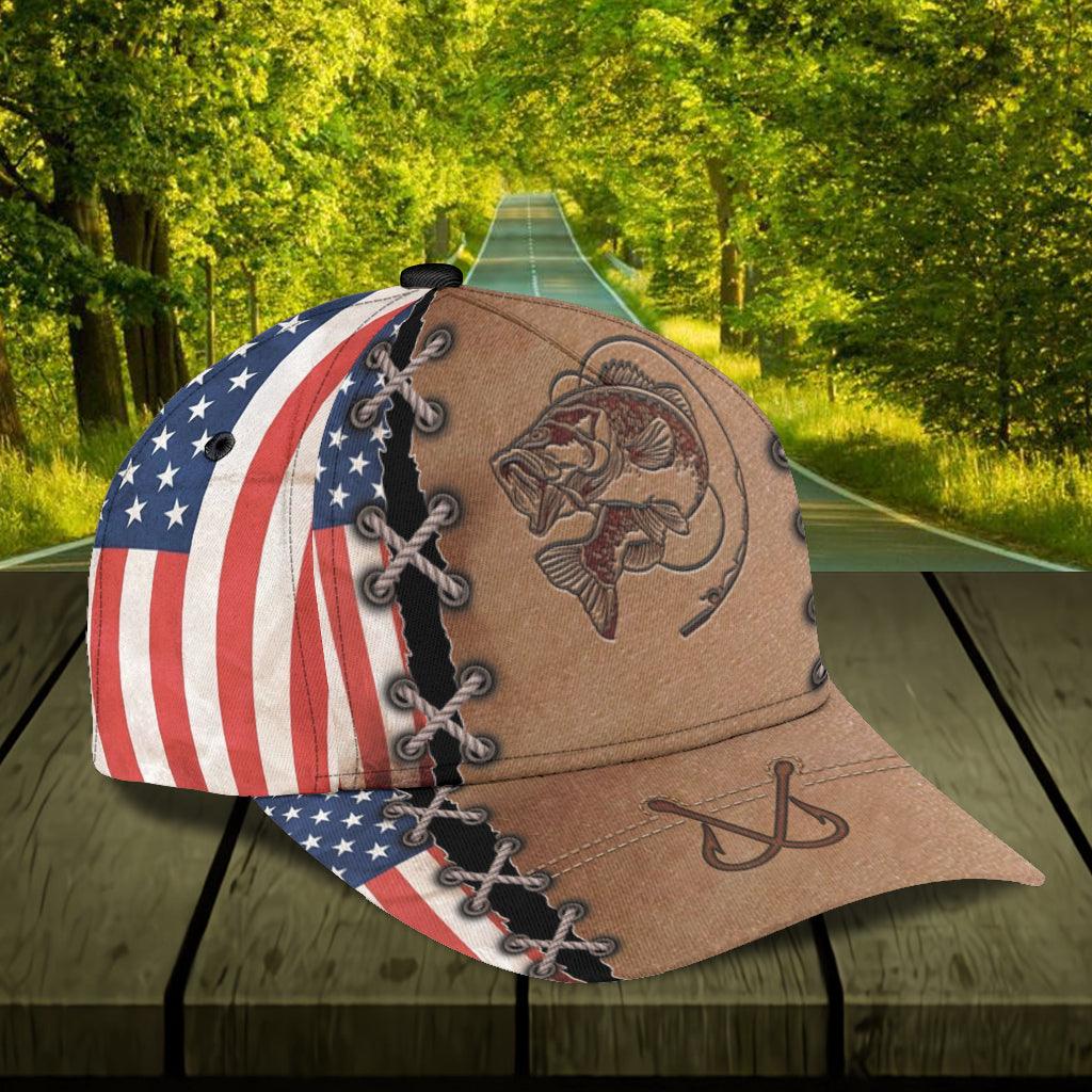 Personalized Fishing Classic Cap, Personalized Gift for Fishing Lovers Trucker Hats Custom Hats Gifts For Men & Women