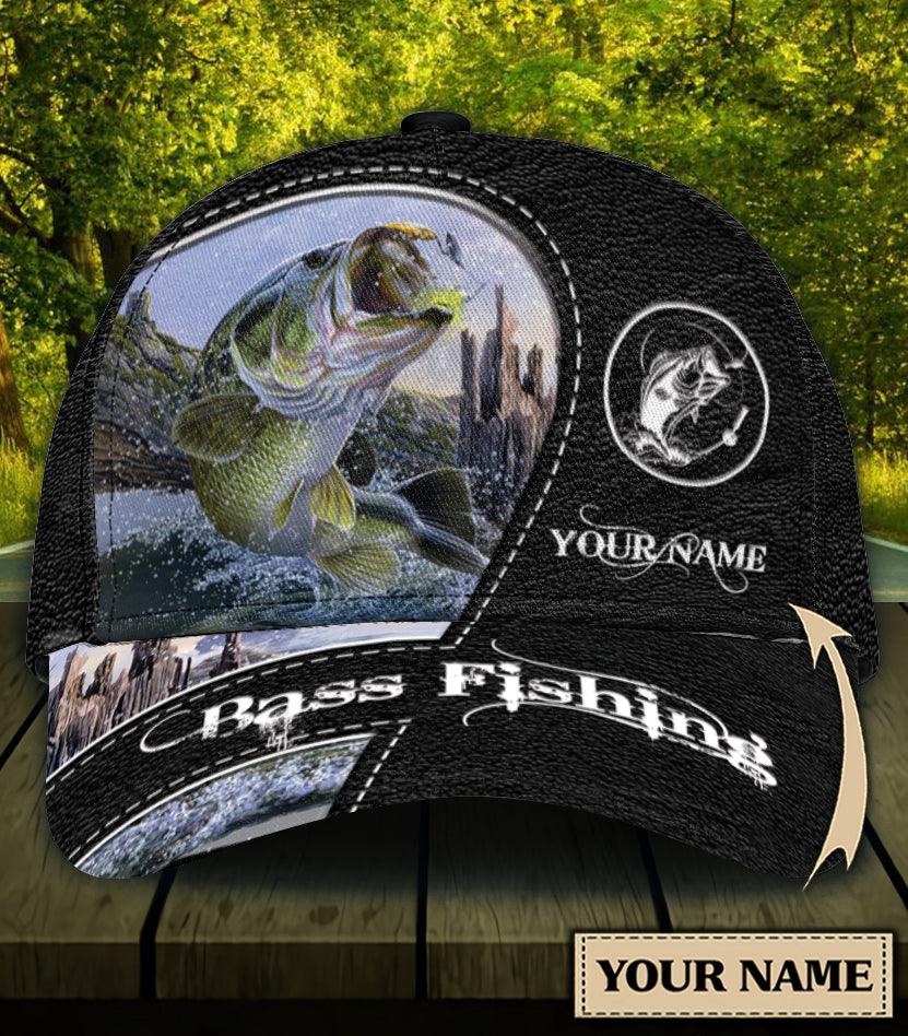 Personalized Fishing Classic Cap, Personalized Gift for Fishing Lovers Trucker Hats Custom Hats Gifts For Men & Women