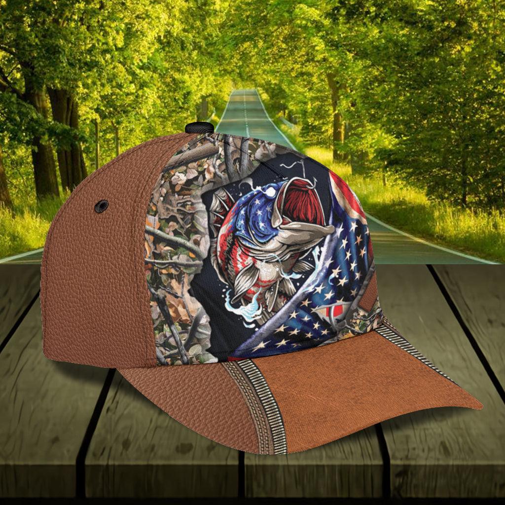 Personalized Fishing Classic Cap, Personalized Gift for Fishing Lovers Trucker Hats Custom Hats Gifts For Men & Women