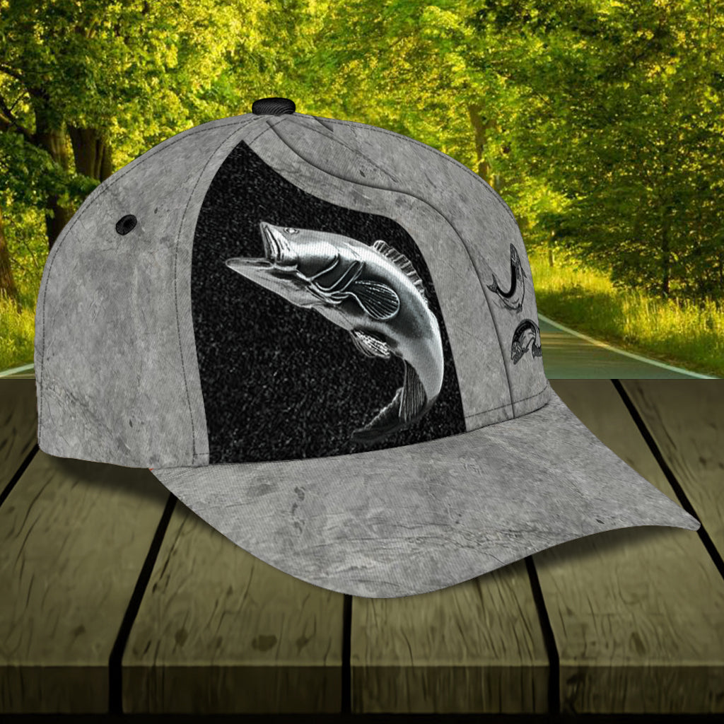 Personalized Fishing Classic Cap, Personalized Gift for Fishing Lovers Trucker Hats Custom Hats Gifts For Men & Women