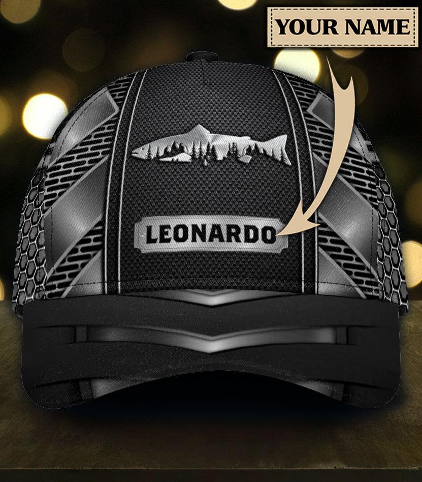 Personalized Fishing Classic Cap, Personalized Gift for Fishing Lovers Trucker Hats Custom Hats Gifts For Men & Women