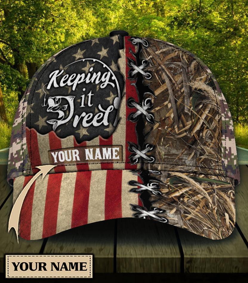 Personalized Fishing Classic Cap, Personalized Gift for Fishing Lovers Trucker Hats Custom Hats Gifts For Men & Women