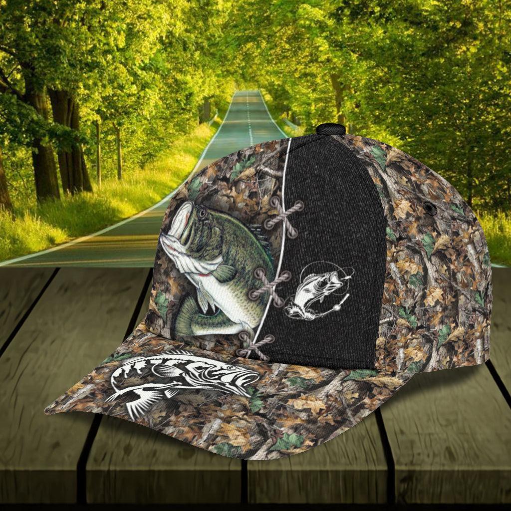 Personalized Fishing Classic Cap, Personalized Gift for Fishing Lovers Trucker Hats Custom Hats Gifts For Men & Women