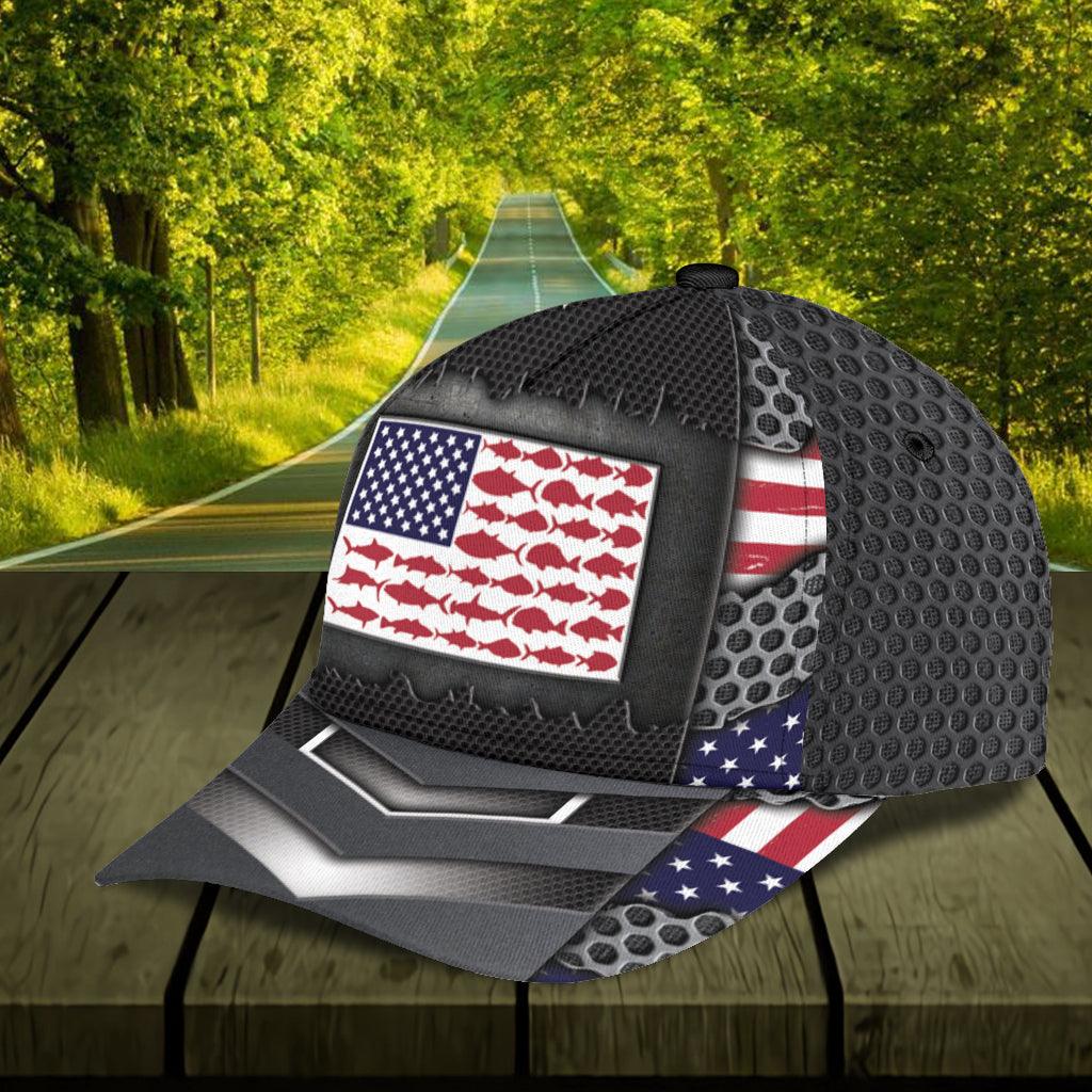 Personalized Fishing Classic Cap, Personalized Gift for Fishing Lovers Trucker Hats Custom Hats Gifts For Men & Women