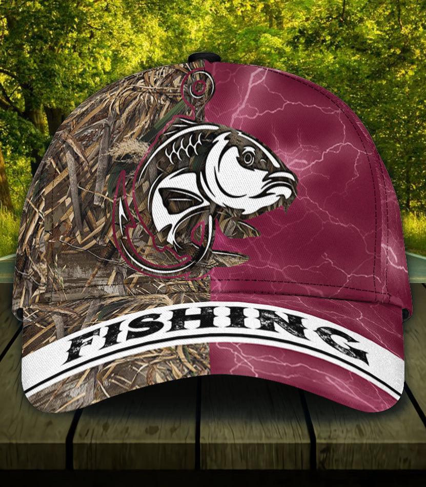 Personalized Fishing Classic Cap, Personalized Gift for Fishing Lovers Trucker Hats Custom Hats Gifts For Men & Women