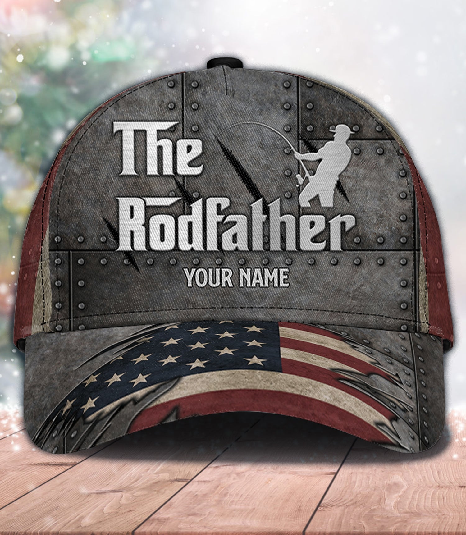 Personalized Fishing Classic Cap, Personalized Gift for Fishing Lovers Trucker Hats Custom Hats Gifts For Men & Women