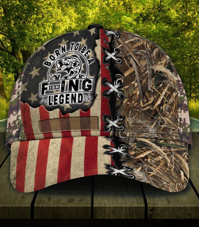 Personalized Fishing Classic Cap, Personalized Gift for Fishing Lovers Trucker Hats Custom Hats Gifts For Men & Women