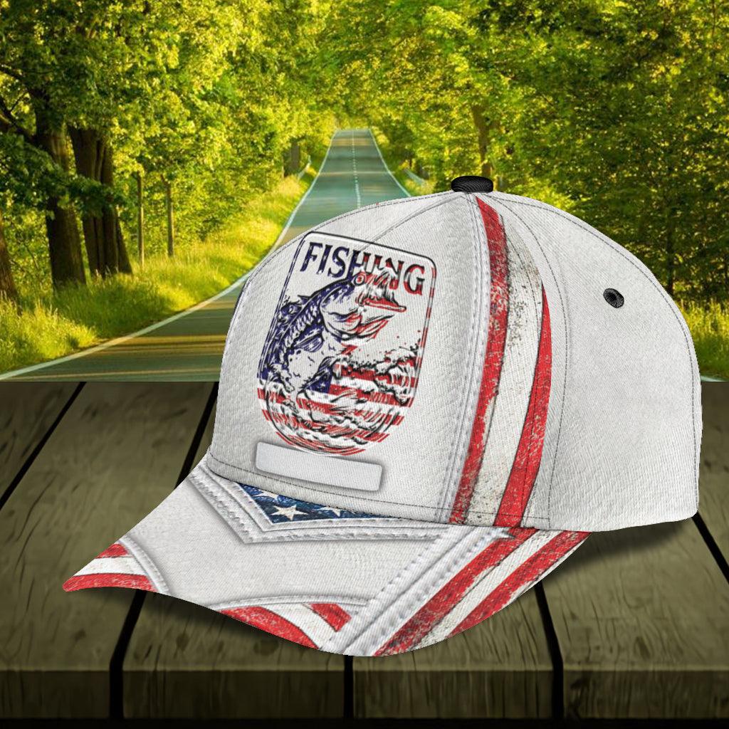 Personalized Fishing Classic Cap, Personalized Gift for Fishing Lovers Trucker Hats Custom Hats Gifts For Men & Women