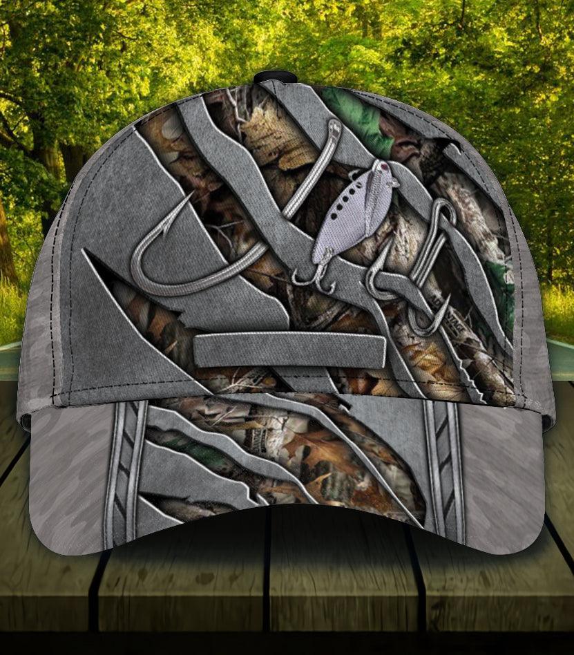 Personalized Fishing Classic Cap, Personalized Gift for Fishing Lovers Trucker Hats Custom Hats Gifts For Men & Women