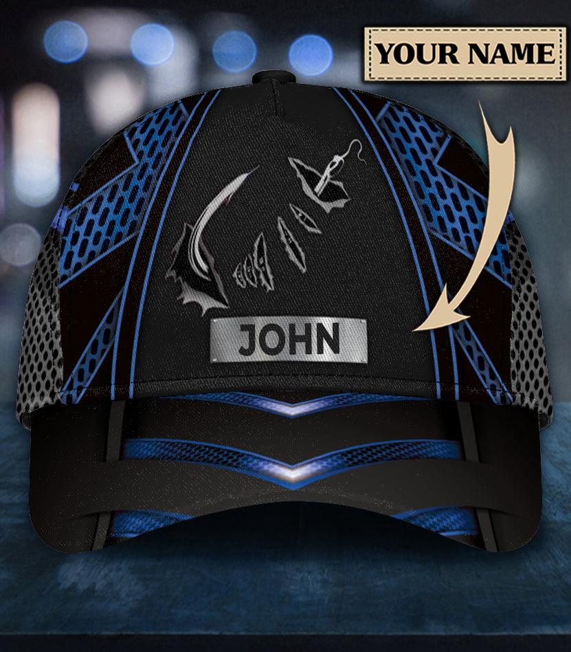 Personalized Fishing Classic Cap, Personalized Gift for Fishing Lovers Trucker Hats Custom Hats Gifts For Men & Women