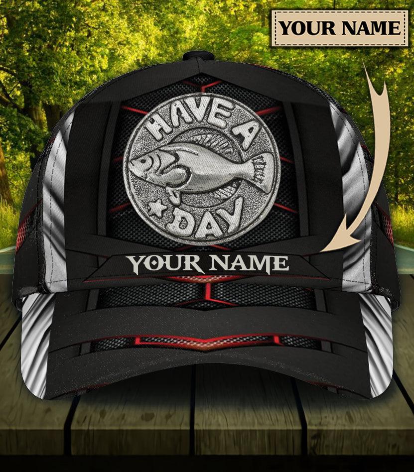 Personalized Fishing Classic Cap, Personalized Gift for Fishing Lovers Trucker Hats Custom Hats Gifts For Men & Women