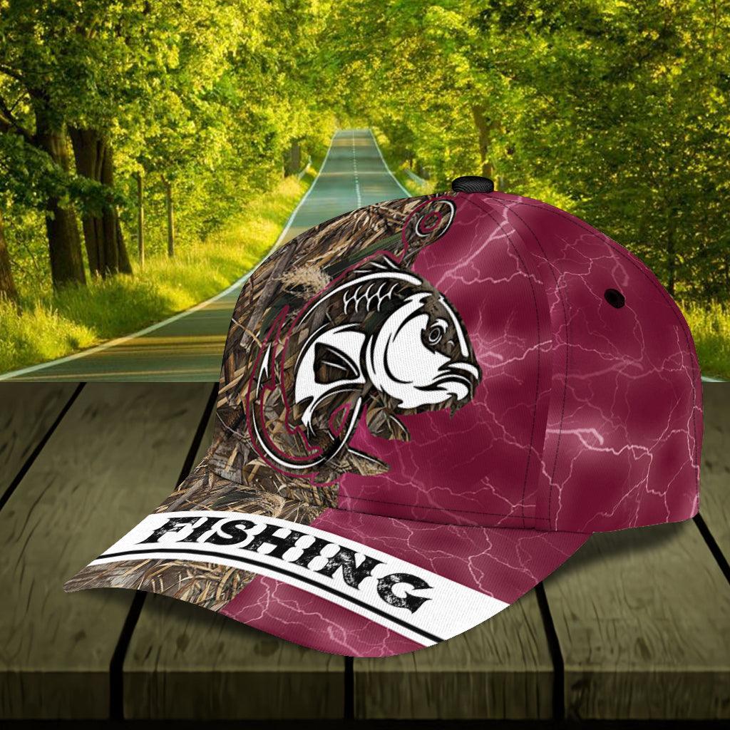 Personalized Fishing Classic Cap, Personalized Gift for Fishing Lovers Trucker Hats Custom Hats Gifts For Men & Women