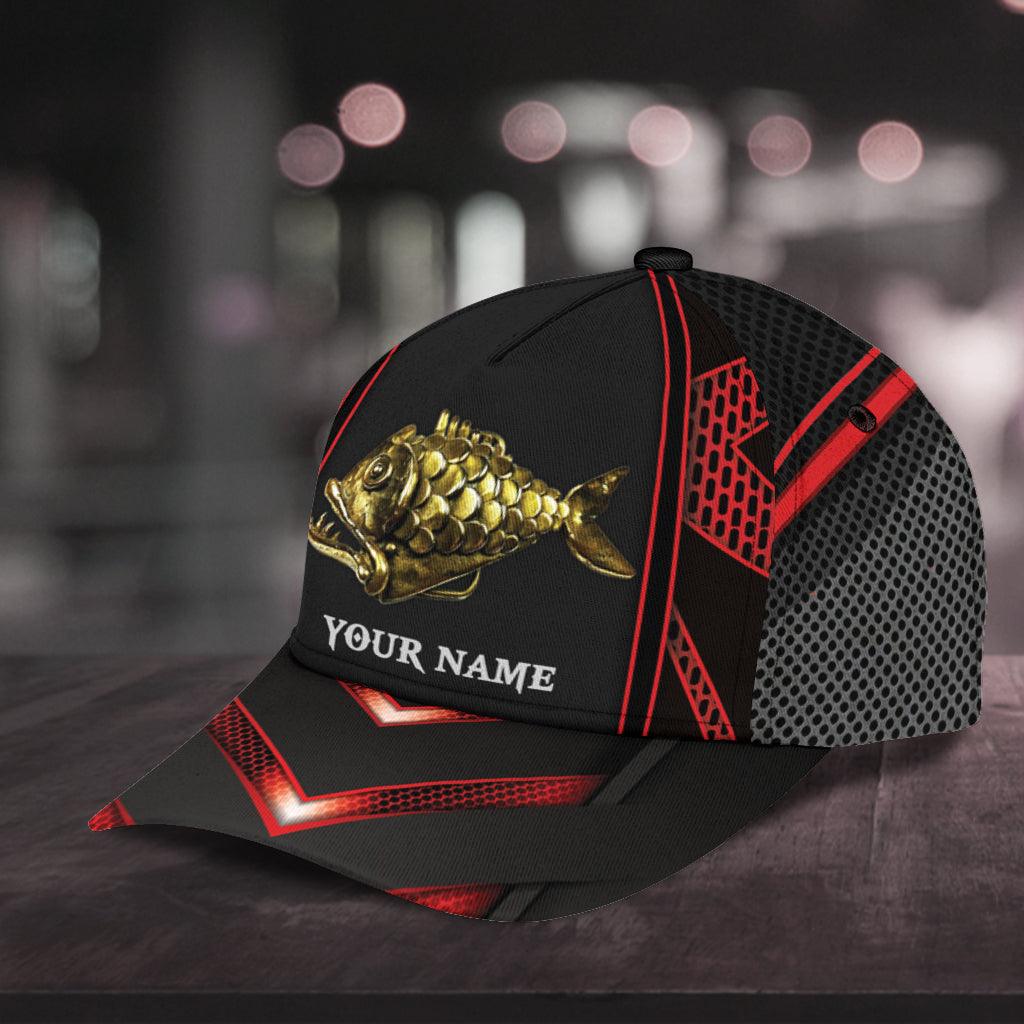 Personalized Fishing Classic Cap, Personalized Gift for Fishing Lovers Trucker Hats Custom Hats Gifts For Men & Women