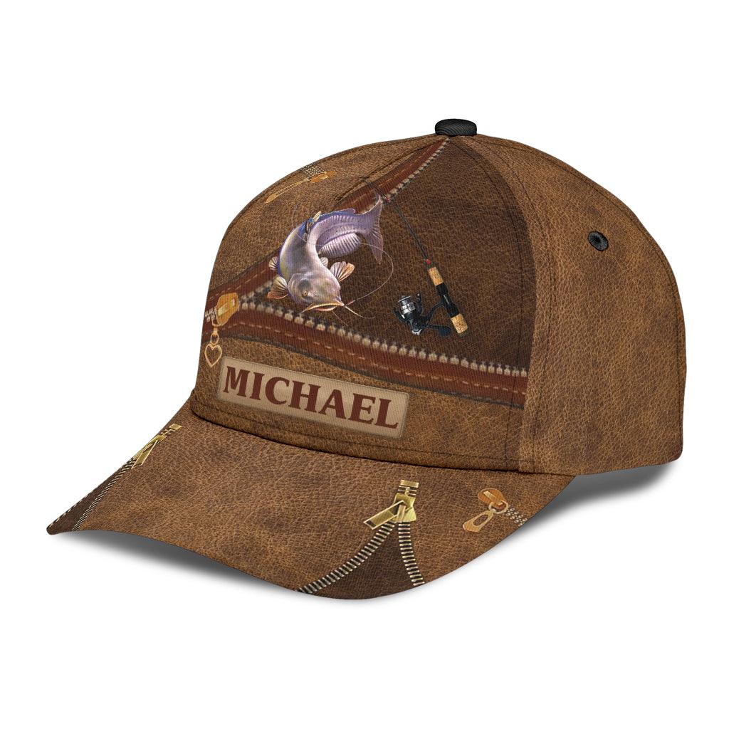 Personalized Fishing Classic Cap, Personalized Gift for Fishing Lovers Trucker Hats Custom Hats Gifts For Men & Women