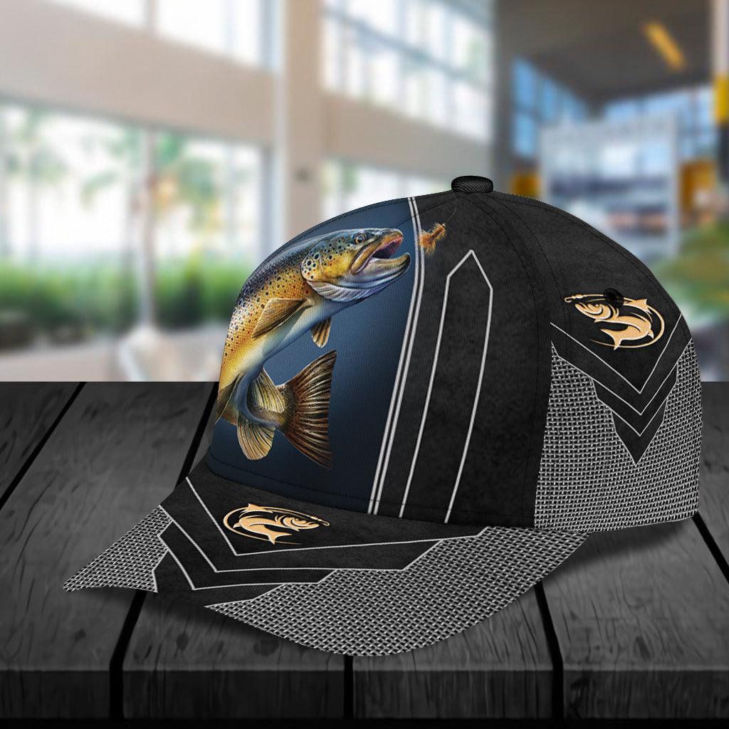 Personalized Fishing Classic Cap, Personalized Gift for Fishing Lovers Trucker Hats Custom Hats Gifts For Men & Women