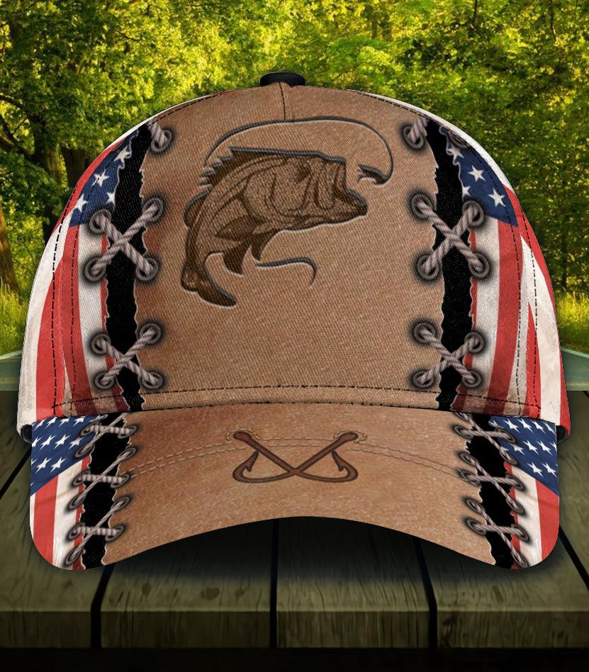 Personalized Fishing Classic Cap, Personalized Gift for Fishing Lovers Trucker Hats Custom Hats Gifts For Men & Women