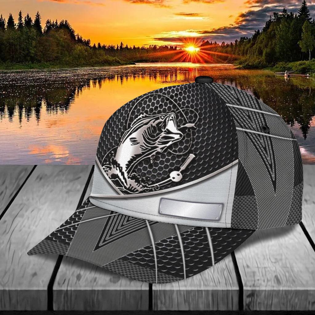 Personalized Fishing Classic Cap, Personalized Gift for Fishing Lovers Trucker Hats Custom Hats Gifts For Men & Women