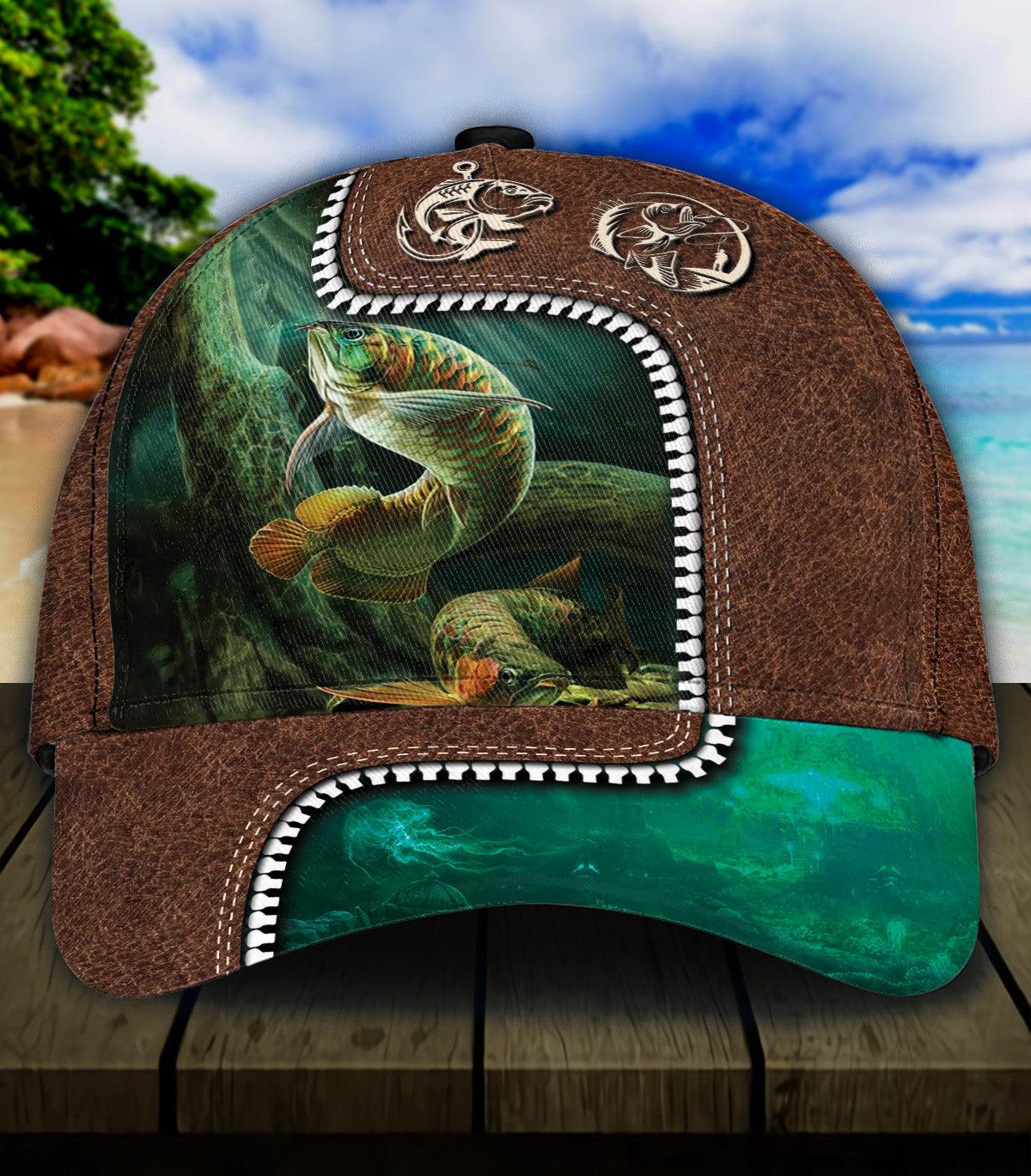 Personalized Fishing Classic Cap, Personalized Gift for Fishing Lovers Trucker Hats Custom Hats Gifts For Men & Women