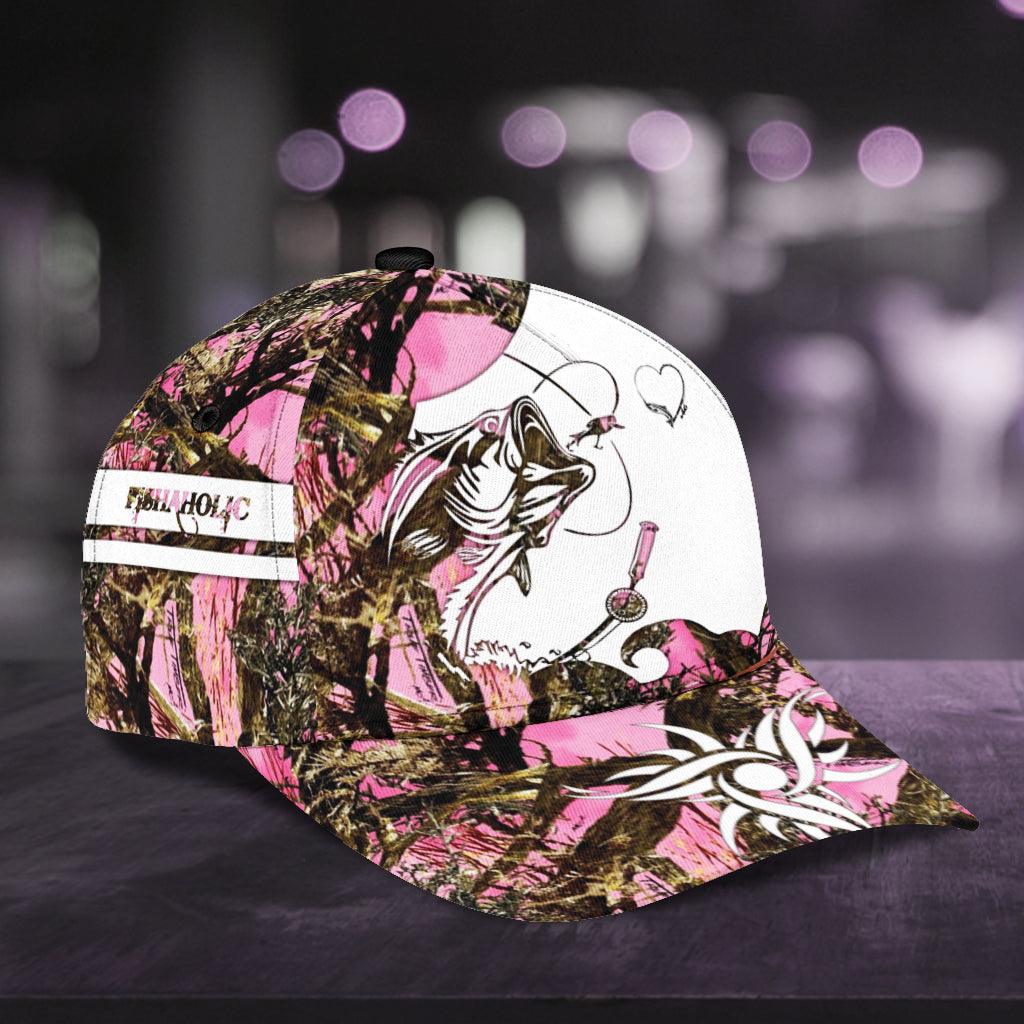 Personalized Fishing Classic Cap, Personalized Gift for Fishing Lovers Trucker Hats Custom Hats Gifts For Men & Women