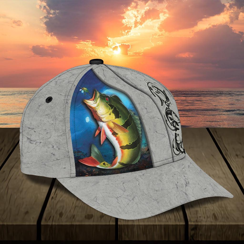Personalized Fishing Classic Cap, Personalized Gift for Fishing Lovers Trucker Hats Custom Hats Gifts For Men & Women