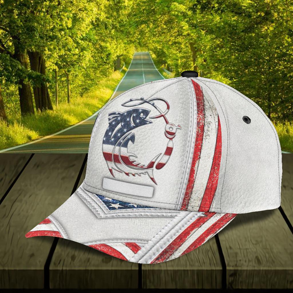 Personalized Fishing Classic Cap, Personalized Gift for Fishing Lovers Trucker Hats Custom Hats Gifts For Men & Women