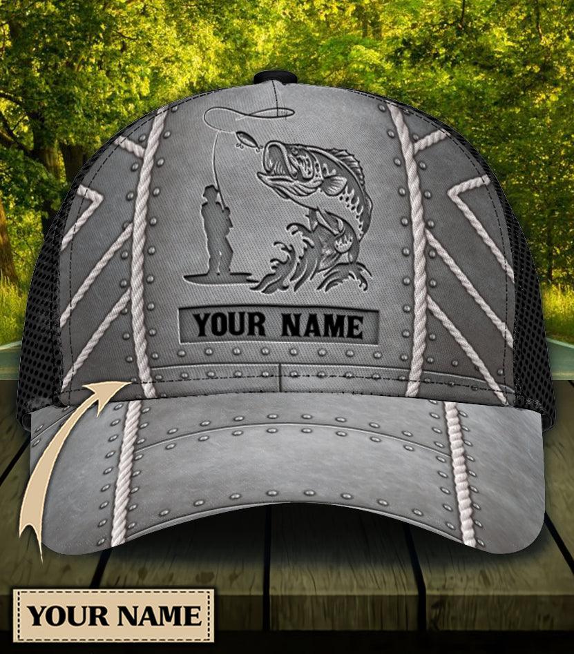 Personalized Fishing Classic Cap, Personalized Gift for Fishing Lovers Trucker Hats Custom Hats Gifts For Men & Women